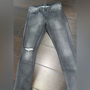 High rise skinny jeans